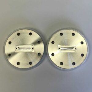 CF DN63 flange with 1 X 25 Pin D-Sub, UHV CF D-sub feedthroughs
