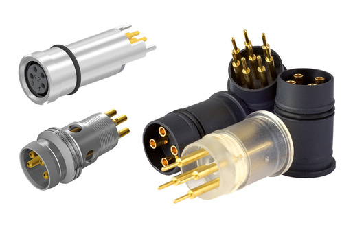 Conec M8 and M12 Connectors Panel Plugs