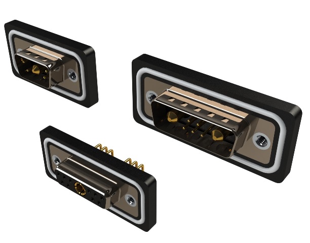 EDAC Waterproof Power Combination D-Sub Connectors