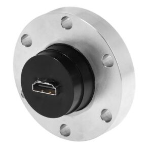 Hermetic HDMI Feedthrough in a CF2.75 stainless steel flange