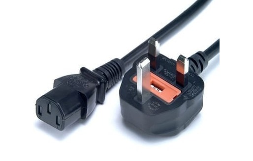 UK Plug Mains Cable IEC C13