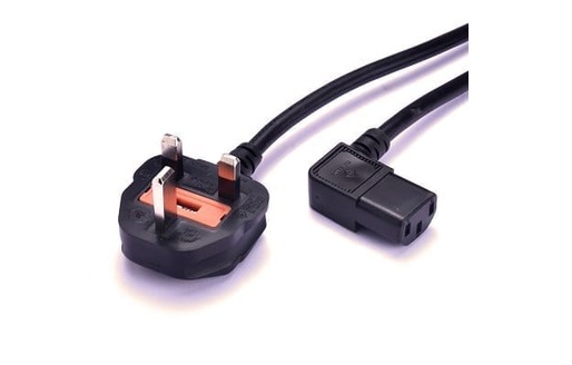 UK power cord 5amp to R A IEC