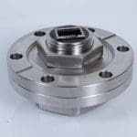 rj45-custom-vacuum-flange, Data Hermetically Sealed Feedthrough Connectors, Computer Hermetically Sealed Feedthrough Connectors, Custom Hermetic Vacuum Flanges
