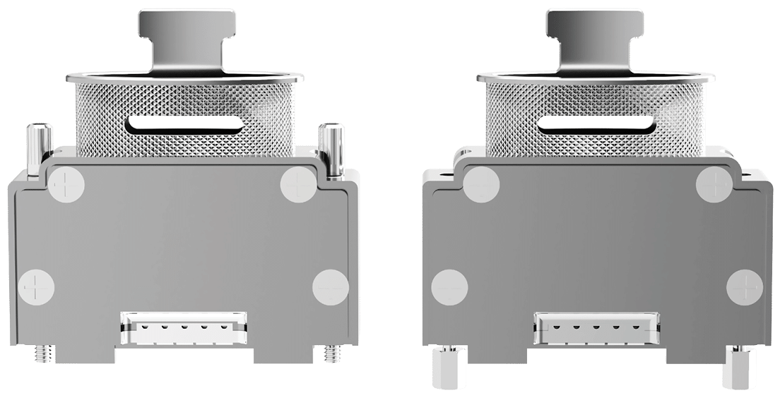 Spaceflight backshell, Spaceflight dsub backshells, Positronic Distributor, Positronic Stock