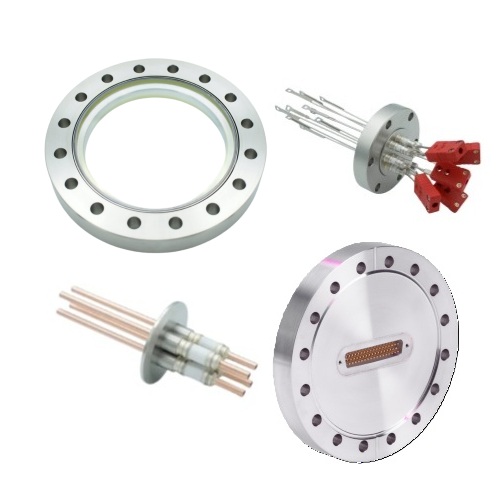 UHV Flanges, Feedthroughs and Viewports