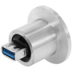 USB A 3.0 Sealed Feedthrough in KF25 - J.80AC249