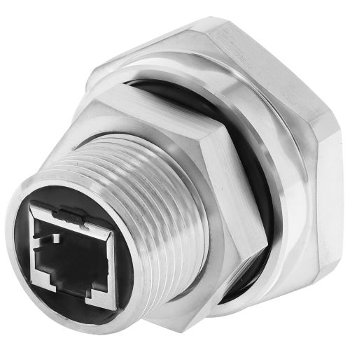 RJ45 Connector threaded housing feedthrough | Jacarem Ltd