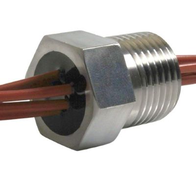 Thermocouple feedthrough 6 wires sealed - Type J K N T