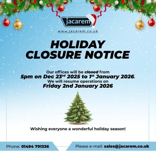 Jacarem Christmas Holiday Closure