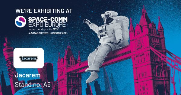 Jacarem exhibiting at Space Comm – Stand A5