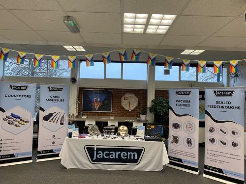 Sussex Uni Exhibition to promote vacuum flanges, vacuum feedthroughs, connectors and cable assemblies.