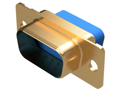 SDD15M0000G/AA - Spaceflight D-Sub Connector. 15 pin High Density Spaceflight D-Sub Connector